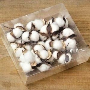 New Cotton Bud Bowl Filler Pods Buds Farmhouse